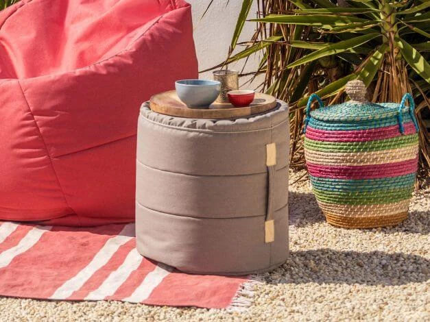 Outdoor Hocker Tub Stoff Lounge 6 Outdoor Hocker Tub Stoff Lounge – Bild 4