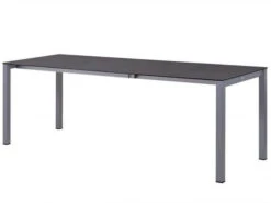 Keramik Ausziehtisch Argentum Edelstahl Graphit 140/180/220x80cm