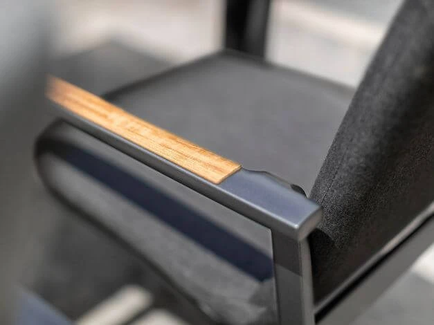 Kettler Diamond Stapelsessel Alu Anthrazit Sunbrella® Sooty Teak 5 Kettler Diamond Stapelsessel Alu Anthrazit Sunbrella® Sooty Teak – Bild 3