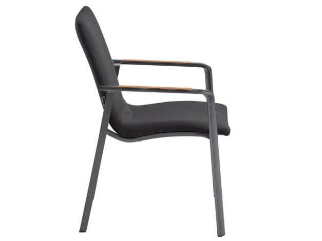 Kettler Diamond Stapelsessel Alu Anthrazit Sunbrella® Sooty Teak 4 Kettler Diamond Stapelsessel Alu Anthrazit Sunbrella® Sooty Teak – Bild 2