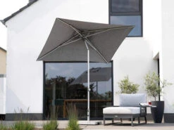 Kettler Sonnenschirm Easy-Push 150x210cm Silber/charcoal -Gartenmöbel Verkäufe kettler easy push sonnenschirm 150x210cm silber charcoal ambientebild 627x627