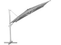 Kettler Ampelschirm Easy Swing 300x300cm Silber|charcoal
