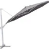 Kettler Ampelschirm Easy Swing Ø350cm Silber|charcoal -Gartenmöbel Verkäufe kettler easy swing ampelschirm silber charcoal 350cm rund 627x627