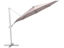 Kettler Ampelschirm Easy Swing Ø350cm Silber/taupe