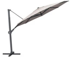 Kettler Ampelschirm Easy Swing Ø350cm Anthrazit|hellgrau Meliert