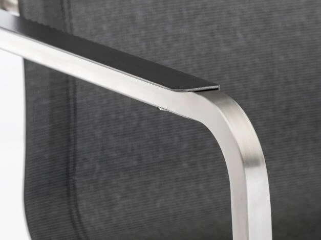 Kettler Feel Stapelsessel Hoch Edelstahl Outdoorgewebe Charcoal 5 Kettler Feel Stapelsessel Hoch Edelstahl Outdoorgewebe Charcoal – Bild 3