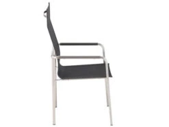 Kettler Feel Stapelsessel Hoch Edelstahl Outdoorgewebe Charcoal 10 Kettler Feel Stapelsessel Hoch Edelstahl Outdoorgewebe Charcoal -Gartenmöbel Verkäufe kettler feel edelstahl stapelsessel hohe lehne charcoal seitenansicht 627x627