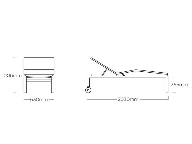 Kettler Feel Liege Edelstahl Outdoorgewebe Charcoal 11 Kettler Feel Liege Edelstahl Outdoorgewebe Charcoal – Bild 9