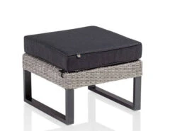 Kettler Palma Wing Lounge Modular Hocker 58x58cm Anthrazit|white Wash