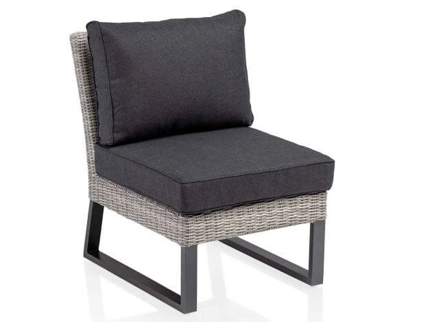 Kettler Palma Wing Lounge Modular Mittelteil Anthrazit|white Wash 3 Kettler Palma Wing Lounge Modular Mittelteil Anthrazit|white Wash