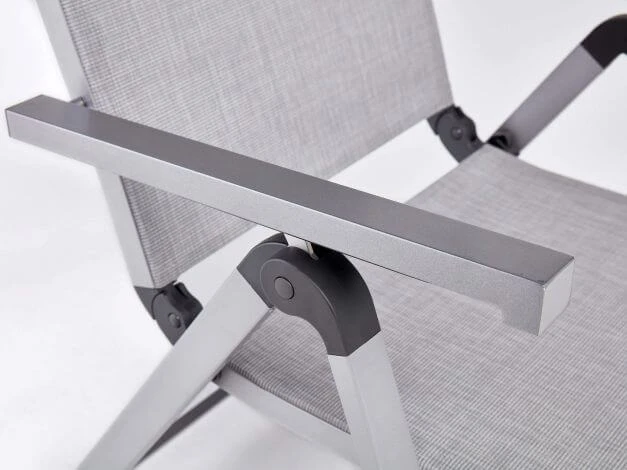 Kettler Aluminium Multipositionssessel Rasmus Silber|hellgrau 6 Kettler Aluminium Multipositionssessel Rasmus Silber|hellgrau – Bild 4