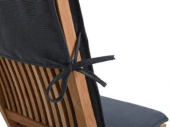 Sitzauflage Für Gartenstühle Malibu Grey -Gartenmöbel Verkäufe klappstuhl niederlehner auflage malibu grey befestigung 627x627