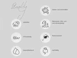 Outdoor Kissen Zierkissen Sunproof® Rib Taupe 5 Outdoor Kissen Zierkissen Sunproof® Rib Taupe -Gartenmöbel Verkäufe kmct outdoor kissen qualitaet 627x627 9