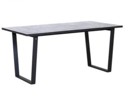 Kufen Gartentisch Serie Volterra HPL Edelstahl Anthrazit