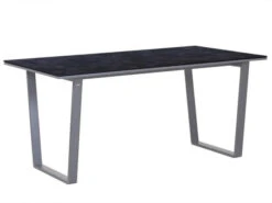 Kufen Gartentisch Serie Volterra HPL Edelstahl Graphit