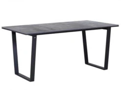 Kufentisch Serie Volterra New Superstone Edelstahl Anthrazit