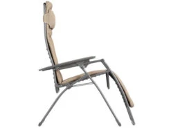 Lafuma Relaxliege Futura XL BeComfort® Moka -Gartenmöbel Verkäufe lafuma futura xl becomfort moka seitenansicht 1 627x627