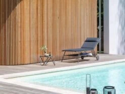 Lafuma Miami II Liege Sonnenliege BeComfort® Dark Grey -Gartenmöbel Verkäufe lafuma gartenliege miami 2 ii ambientebild 627x627