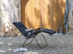Lafuma Relaxliege Evolution BeComfort® Dark Grey -Gartenmöbel Verkäufe lafuma relax evolution becomfort dark grey ambientebild 2 627x627