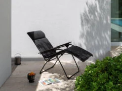 Lafuma Relax Liege Evolution Sunbrella® Ebène 10 Lafuma Relax Liege Evolution Sunbrella® Ebène -Gartenmöbel Verkäufe lafuma relaxliege evolution sunbrella ebenholz ambientebild 1 627x627
