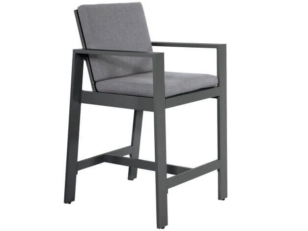 Alu Barstuhl Malibu Charcoal 3 Alu Barstuhl Malibu Charcoal