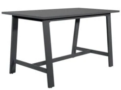 Alu Bartisch Malibu 180x94cm Charcoal