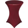 Stehtischhusse Stretch Bordeaux Ø85cm -Gartenmöbel Verkäufe lesli living stehtisch husse bordeaux 41033 627x627