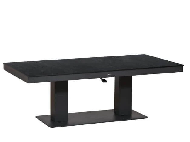 Lift-Tisch Levaro HPL Alu Anthrazit 138x80cm 5 Lift-Tisch Levaro HPL Alu Anthrazit 138x80cm – Bild 3