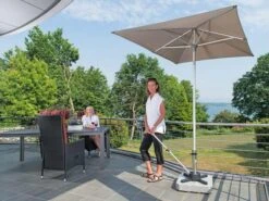 Granit Rollensockel Mini Plus 50 K Schnellspannung -Gartenmöbel Verkäufe liro granit sockel mini plus 50k ambientebild 627x627