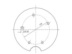 Mobiler Schirmständer Maxi 150 MF-SG 2 Farben -Gartenmöbel Verkäufe liro multiflansch massbild 5 lochsb06rmQwSCYb1 627x627