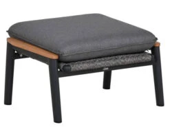 Lounge Set Sessel Verstellbar Hocker Fairfield Alu Rope Teak -Gartenmöbel Verkäufe lounge fusshocker gartenhocker fairfield alu rope teakholz 627x627 2