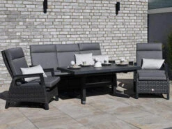 Ausziehbarer Lift-Tisch Tacoma 143-183x88cm 17 Ausziehbarer Lift-Tisch Tacoma 143-183x88cm -Gartenmöbel Verkäufe loungemoebel set polyrattan chalet ambientebild 1 627x627