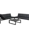 Loungeset Ventura 3-teilig Multifunktional Aluminium Anthrazit -Gartenmöbel Verkäufe loungeset 3 teilig aluminium liege sofa ventura 627x627