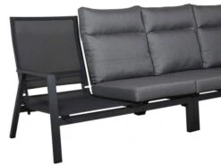 5-teiliges Alu Eck Loungeset Providence HPL Lifttisch 160x90cm -Gartenmöbel Verkäufe loungeset ecke aluminium lounge providence ecklounge detailbild 2 627x627 1