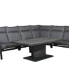 5-teiliges Alu Eck Loungeset Providence Mit Lift-Tisch Newport -Gartenmöbel Verkäufe loungeset ecke aluminium lounge providence lifttisch newport 627x627