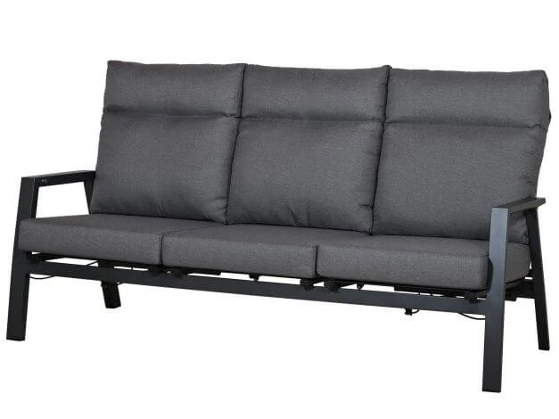 Aluminium Lounge Verstellsofa 3-Sitzer Providence 3 Aluminium Lounge Verstellsofa 3-Sitzer Providence