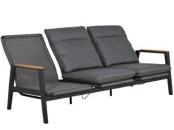 3-Sitzer Loungesofa Verstellbar Fairfield Aluminium Rope Teak -Gartenmöbel Verkäufe loungesofa verstellbar fairfield alu rope teakholz verstellt 627x627
