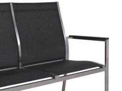 Edelstahl 3-Sitzer Bank Palladium Silvergrey 10 Edelstahl 3-Sitzer Bank Palladium Silvergrey -Gartenmöbel Verkäufe luense edelstahl gartenbank palladium detailbild 627x627