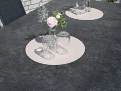 Keramik Ausziehtisch Argentum Edelstahl Anthrazit 140/180/220x80cm -Gartenmöbel Verkäufe luense gartentische keramik detailbild 627x627