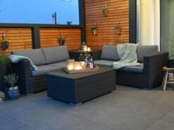 Loungemöbel Polyrattan Ecke Trinidad Rock-grey -Gartenmöbel Verkäufe luense gefelcht loungemoebel trinidad ambientebild 5 627x627