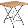 Holz Klapptisch Maja Flachstahl-Robinie 80x80cm -Gartenmöbel Verkäufe metall holz gartentisch maja 80x80cm 627x627