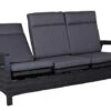 3-Sitzer Verstell-Loungesofa Chalet Alu Geflecht Mix-grey -Gartenmöbel Verkäufe multifunktionale alu polyrattan geflecht lounge chalet sofa 627x627
