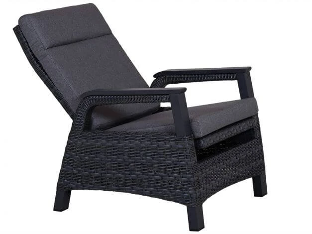 Loungeset Chalet 5-teilig Multifunktional Alu Geflecht Mix-grey 7 Loungeset Chalet 5-teilig Multifunktional Alu Geflecht Mix-grey – Bild 5