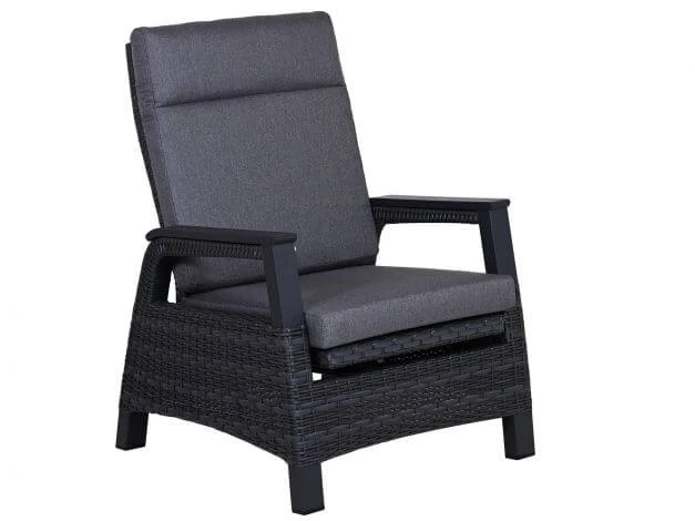 Loungeset Chalet 5-teilig Multifunktional Alu Geflecht Mix-grey 6 Loungeset Chalet 5-teilig Multifunktional Alu Geflecht Mix-grey – Bild 4