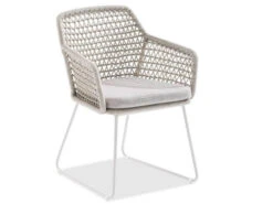 Alu Rope Lido Armlehnstuhl Ivory