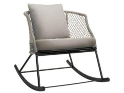 Odea Schaukelsessel Schwarz Matt Kordel Salt