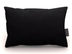 Outdoor Kissen Zierkissen Sunproof® Rib Black