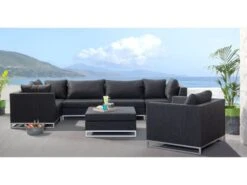 Outdoor Textil Lounge Legian Hocker-Tisch Anthrazit -Gartenmöbel Verkäufe outdoor lounge legian aufstell variante ecklounge 627x627