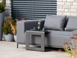 Outdoorstoff Eck Loungeset Chelsea Agora® Senda Graphito -Gartenmöbel Verkäufe outdoorstoff lounge set gartenmoebel ecklounge chelsea ambientebild 5 627x627