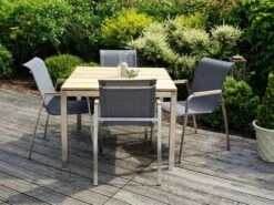 Stapelsessel Columbia Edelstahl Teak Armlehne -Gartenmöbel Verkäufe ploss edelstahl gartenstuhl stapelbar columbia ambientebild 1 627x627